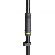 Adam Hall Gravity MS 4322 B Statyw mikrofonowy z trójnożną, składaną podstawą i dwupunktową regulacją wysięgnika wysuwanego
