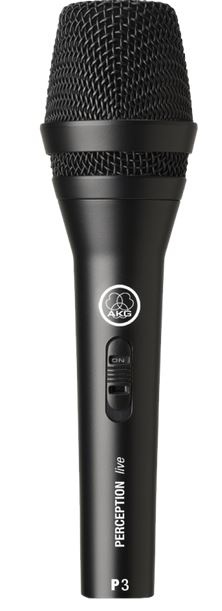 AKG P5S  mikrofon dynamiczny wokal-reporter z wyłącznikiem-super kardioida