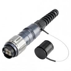 Hicon Hi-Fiber4-MC wtyk LC optyczny -światłowodowy 4 modowy ,typu przyciśnij/przekręć, średnica kabla 5-9 mm  