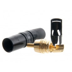 Neutrik -Rean NYS 373-0  wtyk cinch RCA  solidna metalowa obudowa , złocone kontakty, czarny