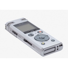 Olympus DM-720  rejestrator - dyktafon do rejestracji konferencji oraz wywiadów , Srebrny (4GB) - zawiera baterię NiMh battery oraz statyw z klipsem