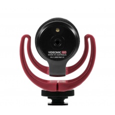 Rode -Røde VideoMic GO Profesjonalny mikrofon do kamer konsumenckich, superkardioidalny, SPL 120 dB, zasilanie z gniazda w aparacie, w zestawie osłona przeciwwietrzna 