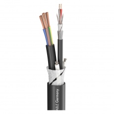 Sommer SC-Monolith 1; kabel DMX z zasilaniem :moc: 3 x 1,50 mm²; DMX: 2 x 0,25 mm²; PVC Ø 12,40 mm; czarny   (500-0051-1)