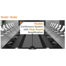 TOA TS-820  Zaawansowany system konferencyjny nie wymagający okablowania aplikacja na 14 delegatów i przewodniczącego Nr. 1 na rynkach światowych