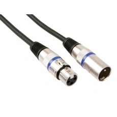 Velleman PAC123  profesjonalny kabel mikrofonowy XLR męski - XLR żeński    10 m